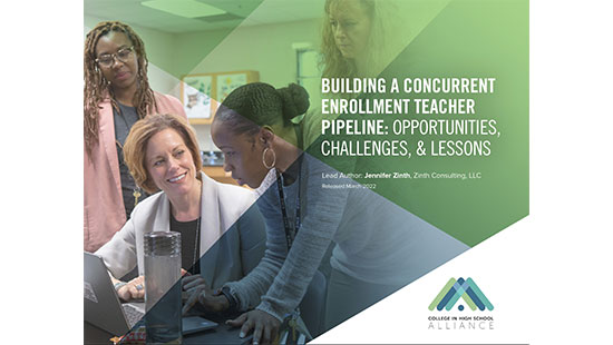 Report: Building a Concurrent Enrollment Teacher Pipeline