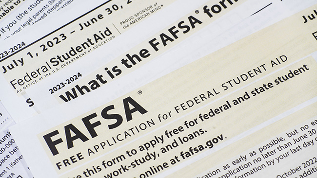 FAFSA paperwork