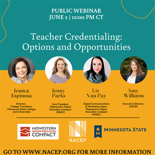 Teacher Credentialing: Options and Opportunities webinar 06022021